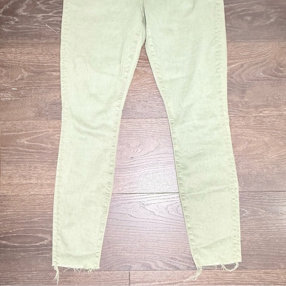 Mother Rider High Waist Step Hem Ankle Straight Leg Jeans - Picture 4 of 14